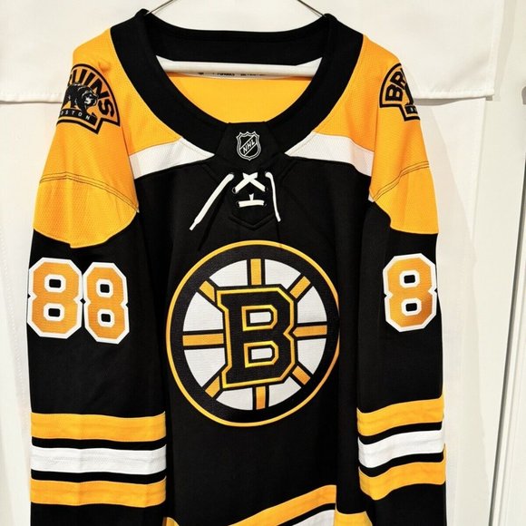 Boston Bruins David Pastrnak Adidas Authentic Home Jersey